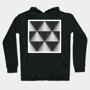 Black and White and Grey Diamonds Hoodie